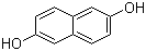 structure of CAS# 581-43-1, 2,6-Naphthalenediol