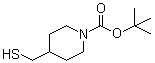 4-(Mercaptomethyl)-1-piperidinecarboxylic acid tert-butyl ester molecular structure (CAS 581060-27-7)