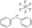 Diphenyliodonium hexafluorophosphate molecular structure (CAS 58109-40-3)