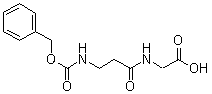 structure of CAS# 58171-88-3, N-[(Phenylmethoxy)carbonyl]-beta-alanylglycine