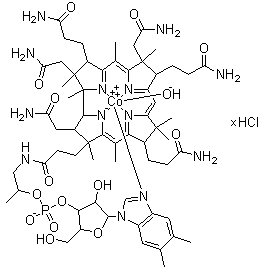 structure of CAS# 58288-50-9, 羟钴胺盐酸盐