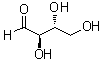 D-赤藓糖分子结构 (CAS 583-50-6)