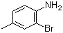 2-溴-4-甲基苯胺分子结构 (CAS 583-68-6)