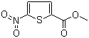 5-Nitro-2-thiophenecarboxylic acid methyl ester molecular structure (CAS 5832-01-9)