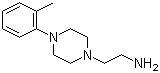 structure of CAS# 58334-09-1, 4-(2-Methylphenyl)-1-piperazineethanamine