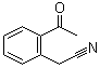 structure of CAS# 58422-85-8, 2-Acetylphenylacetonitrile