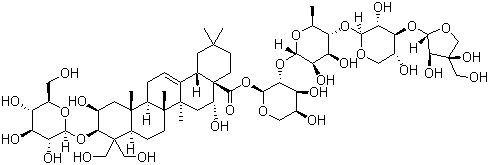 structure of CAS# 58479-68-8, Platycodin D
