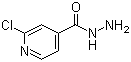 2-氯吡啶-4-甲酰肼分子结构 (CAS 58481-04-2)