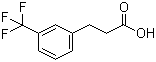 3-(3-三氟甲基苯基)丙酸分子结构 (CAS 585-50-2)