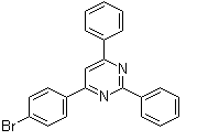 4-(4-溴苯基)-2,6-二苯基嘧啶分子结构 (CAS 58536-46-2)