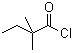 structure of CAS# 5856-77-9, 2,2-Dimethylbutyryl chloride