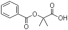 structure of CAS# 58570-00-6, 2-(Benzoyloxy)-2-methylpropanoic acid