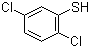 structure of CAS# 5858-18-4, 2,5-Dichlorothiophenol