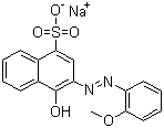 structure of CAS# 5858-39-9, Acid Red 4