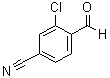 3-Chloro-4-formylbenzonitrile molecular structure (CAS 58588-64-0)