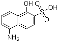 CAS 登录号：58596-07-9, 5-氨基-1-羟基-2-萘磺酸, 1-氨基-5-羟基-6-萘磺酸