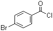 4-溴苯甲酰氯分子结构 (CAS 586-75-4)