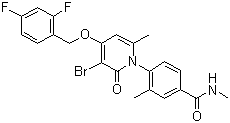 structure of CAS# 586379-66-0, PH 797804