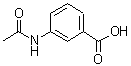 structure of CAS# 587-48-4, 3-Acetamidobenzoic acid
