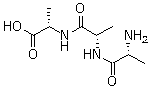 structure of CAS# 5874-89-5, D-Alanyl-L-alanyl-L-alanine
