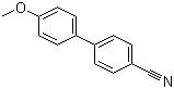 4'-Methoxybiphenyl-4-carbonitrile molecular structure (CAS 58743-77-4)