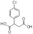 structure of CAS# 58755-91-2, 2-(4-Chlorophenyl)succinic acid