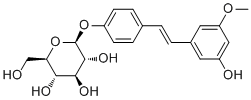 Pinostilbenoside molecular structure (CAS 58762-96-2)