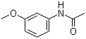 N-(3-Methoxyphenyl)acetamide molecular structure (CAS 588-16-9)