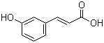 3-羟基肉桂酸分子结构 (CAS 588-30-7)