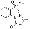 1-(2-Sulfophenyl)-3-methyl-5-pyrazolone molecular structure (CAS 58862-38-7)