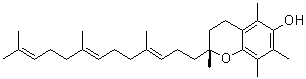structure of CAS# 58864-81-6, (R)-alpha-Tocotrienol