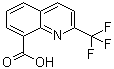 structure of CAS# 588702-63-0, 2-(Trifluoromethyl)-8-quinolinecarboxylic acid