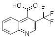 3-(三氟甲基)-4-喹啉羧酸分子结构 (CAS 588702-65-2)
