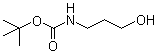 structure of CAS# 58885-58-8, N-(3-羟丙基)氨基甲酸叔丁酯
