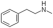 N-甲基苯乙胺分子结构 (CAS 589-08-2)