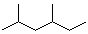 structure of CAS# 589-43-5, 2,4-Dimethylhexane