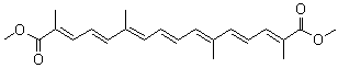 CAS # 5892-54-6, (2E,4E,6E,8E,10E,12E,14E)-2,6,11,15-Tetramethyl-2,4,6,8,10,12,14-hexadecaheptaenedioic acid 1,16-dimethyl ester