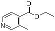 structure of CAS# 58997-11-8, 3-Methyl-4-pyridinecarboxylic acid ethyl ester