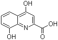 4,8-Dihydroxyquinoline-2-carboxylic acid molecular structure (CAS 59-00-7)