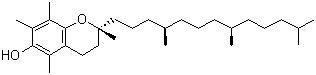 天然维生素 E分子结构 (CAS 59-02-9)