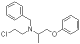 structure of CAS# 59-96-1, Phenoxybenzamine