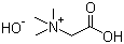 Betaine monohydrate molecular structure (CAS 590-47-6)