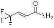 structure of CAS# 590-76-1, 4,4,4-Trifluorocrotonamide