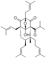 8-Hydroxyhyperforin 8,1-hemiacetal分子结构 (CAS 59014-02-7)