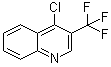 structure of CAS# 590371-93-0, 4-氯-3-(三氟甲基)喹啉