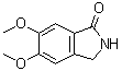 2,3-二氢-5,6-二甲氧基-1H-异吲哚-1-酮分子结构 (CAS 59084-72-9)
