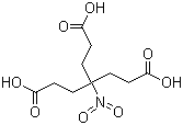 structure of CAS# 59085-15-3, Nitromethanetrispropionic acid