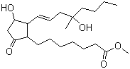米索前列醇分子结构 (CAS 59122-46-2)