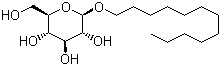 structure of CAS# 59122-55-3, Dodecyl-beta-D-glucopyranoside