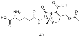 CAS 登录号：59143-60-1, 头孢菌素 C 锌盐